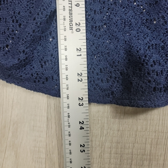 Lucky Brand Navy Lace Coverup - Picture 5 of 6